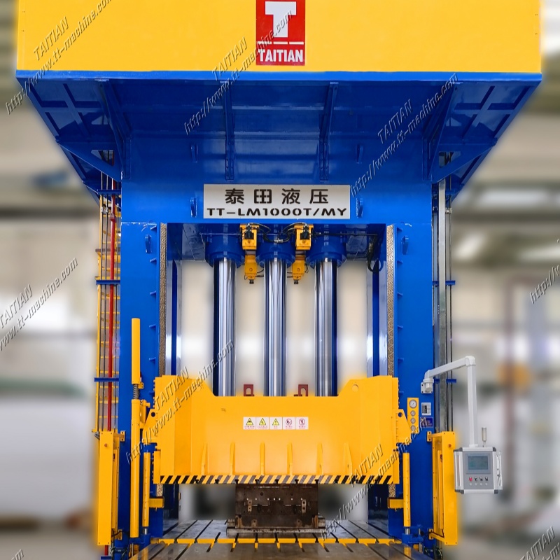 1000ton Composites Hydraulikpresse für neue Batteriekoffer neuer Energiefahrzeuge