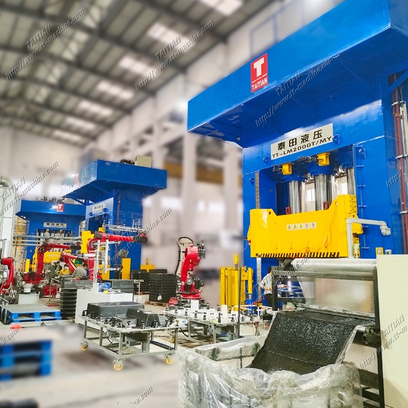 2000tons Composites Hydraulikpresse für neue Batteriekoffer neuer Energiefahrzeuge