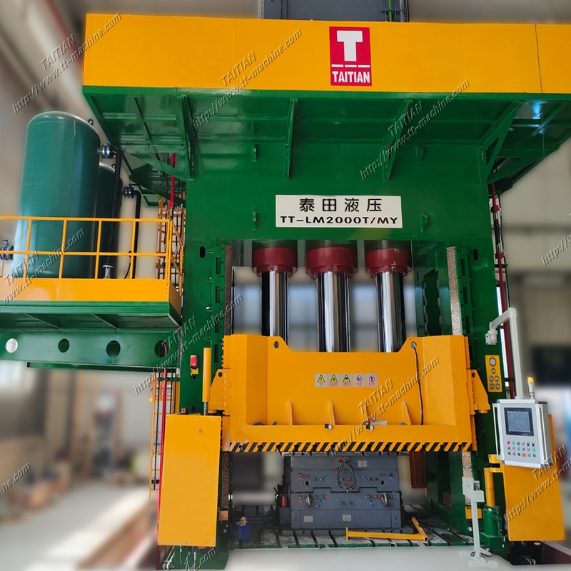 2000tons Hydraulische Pressemaschine für Verbundwerkstoffe, die SMC -Tür bilden