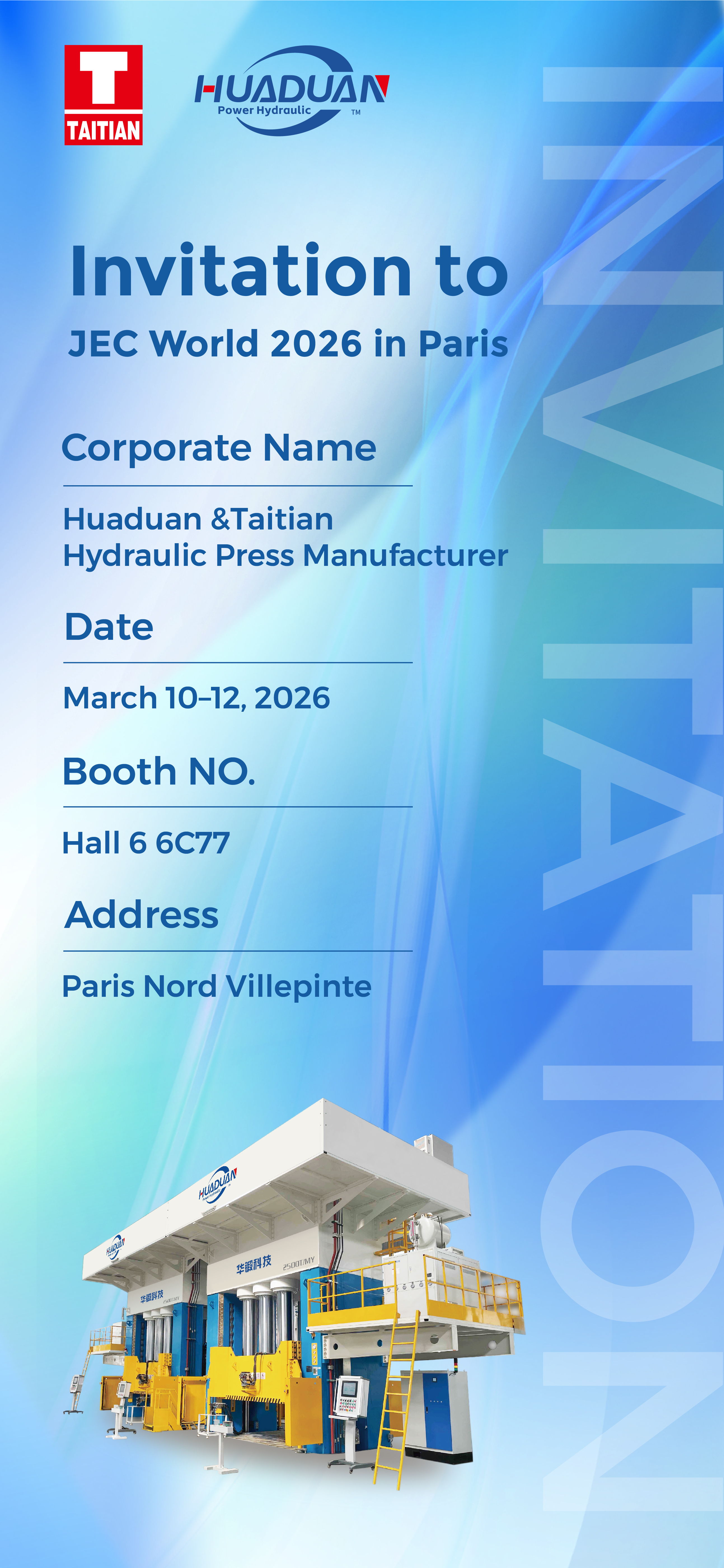 JEC World 2026 – Treffen wir uns in Paris.
